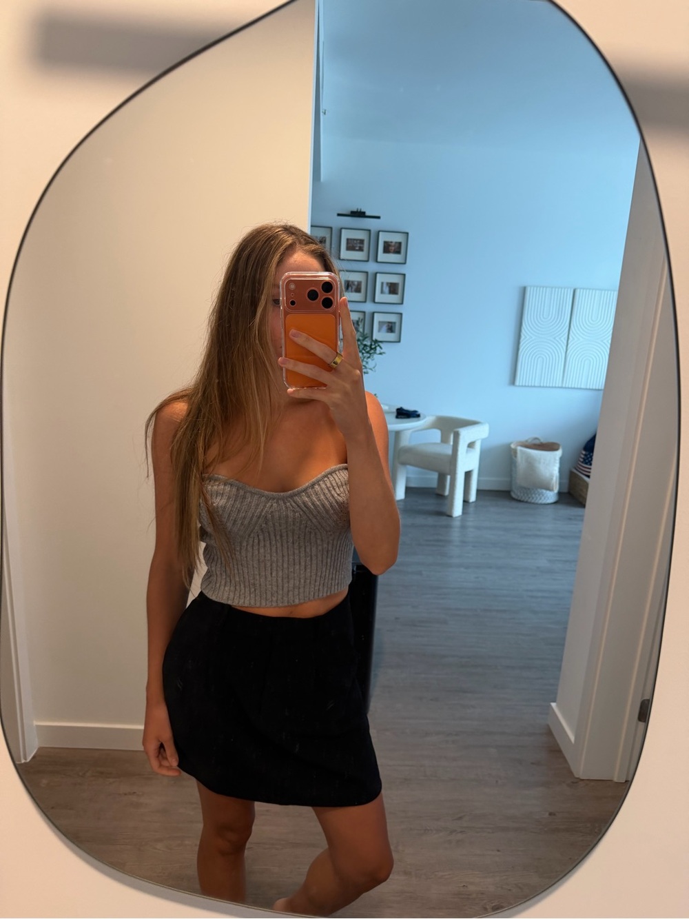 Aritzia effortless skirt
